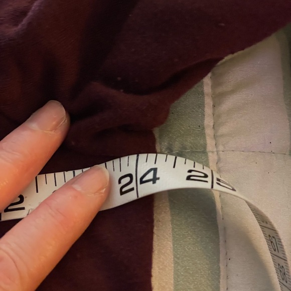 Old Navy maroon Christmas sweatshirt Skateboard Santa size LG long sleeve cotton - Picture 12 of 14